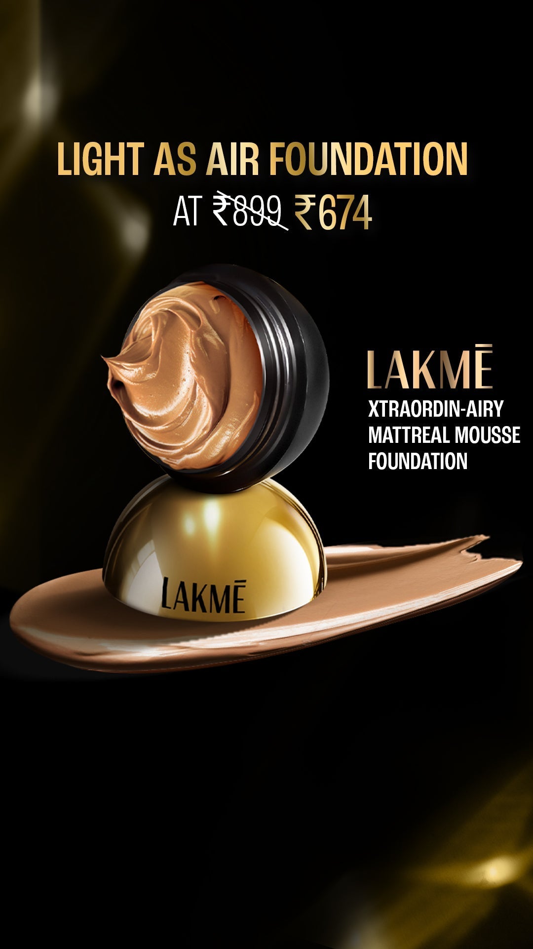 Lakmē Xtraordin-airy Mattereal Mousse Foundation