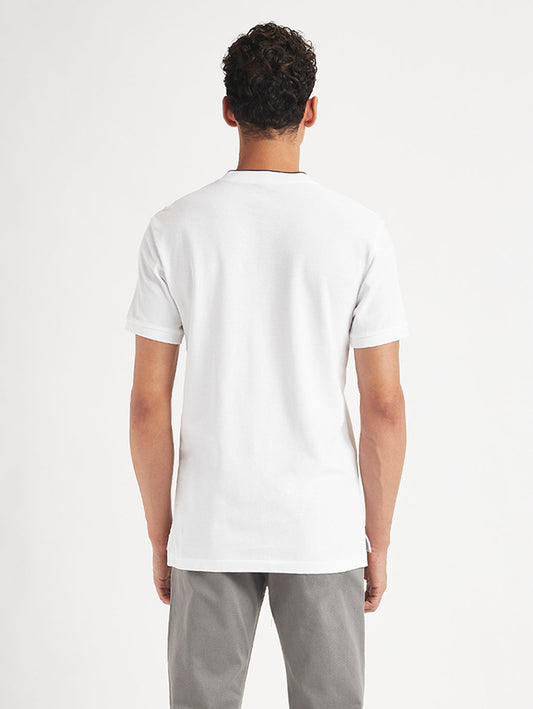 Men's Solid Slim Fit Polo T-Shirt