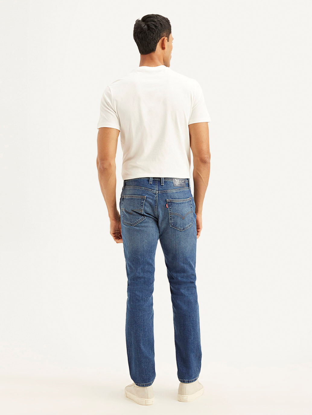 Men's 511 Blue Slim Fit Mid Rise Jeans