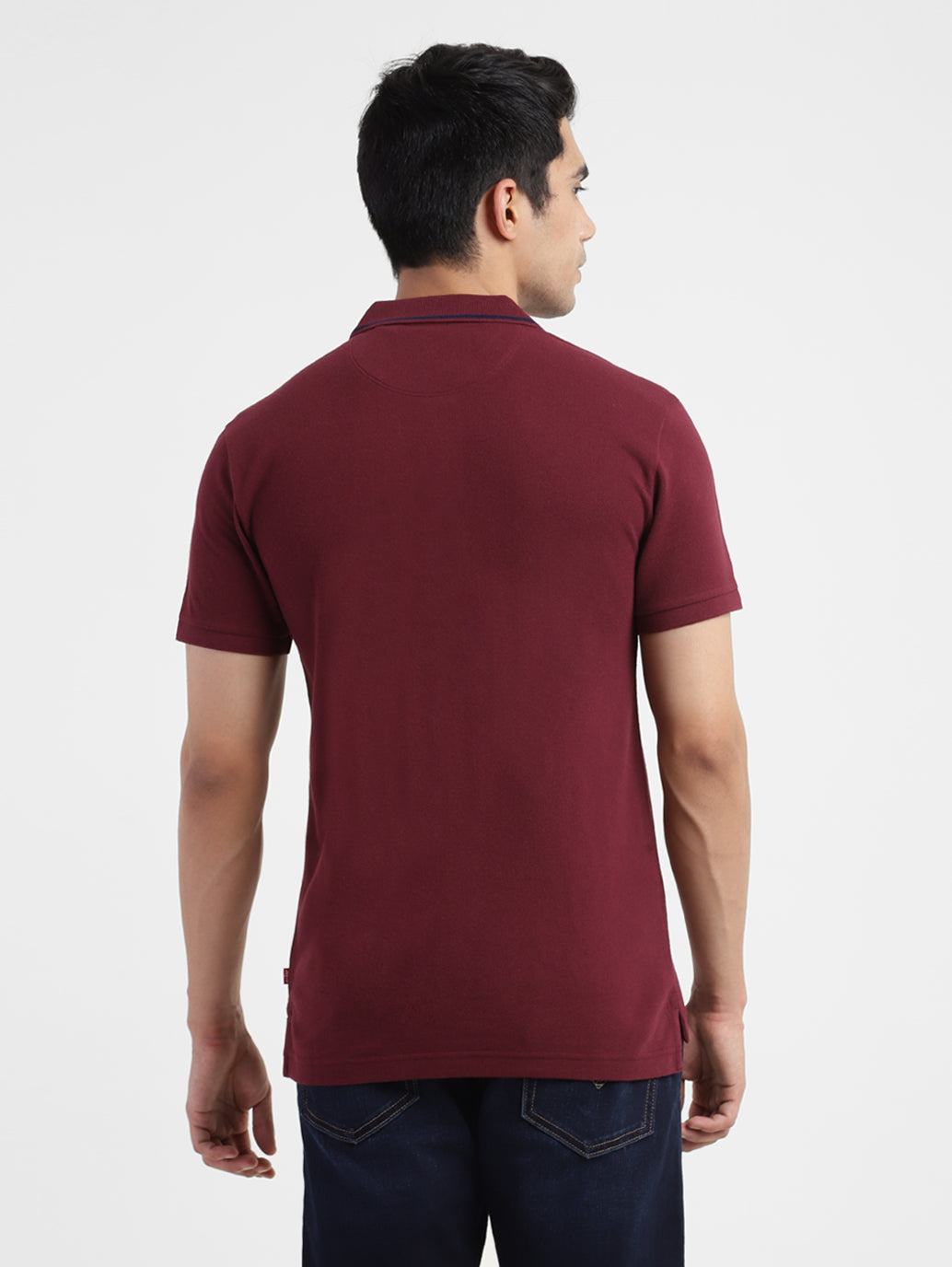 Men's Solid Polo T-shirt
