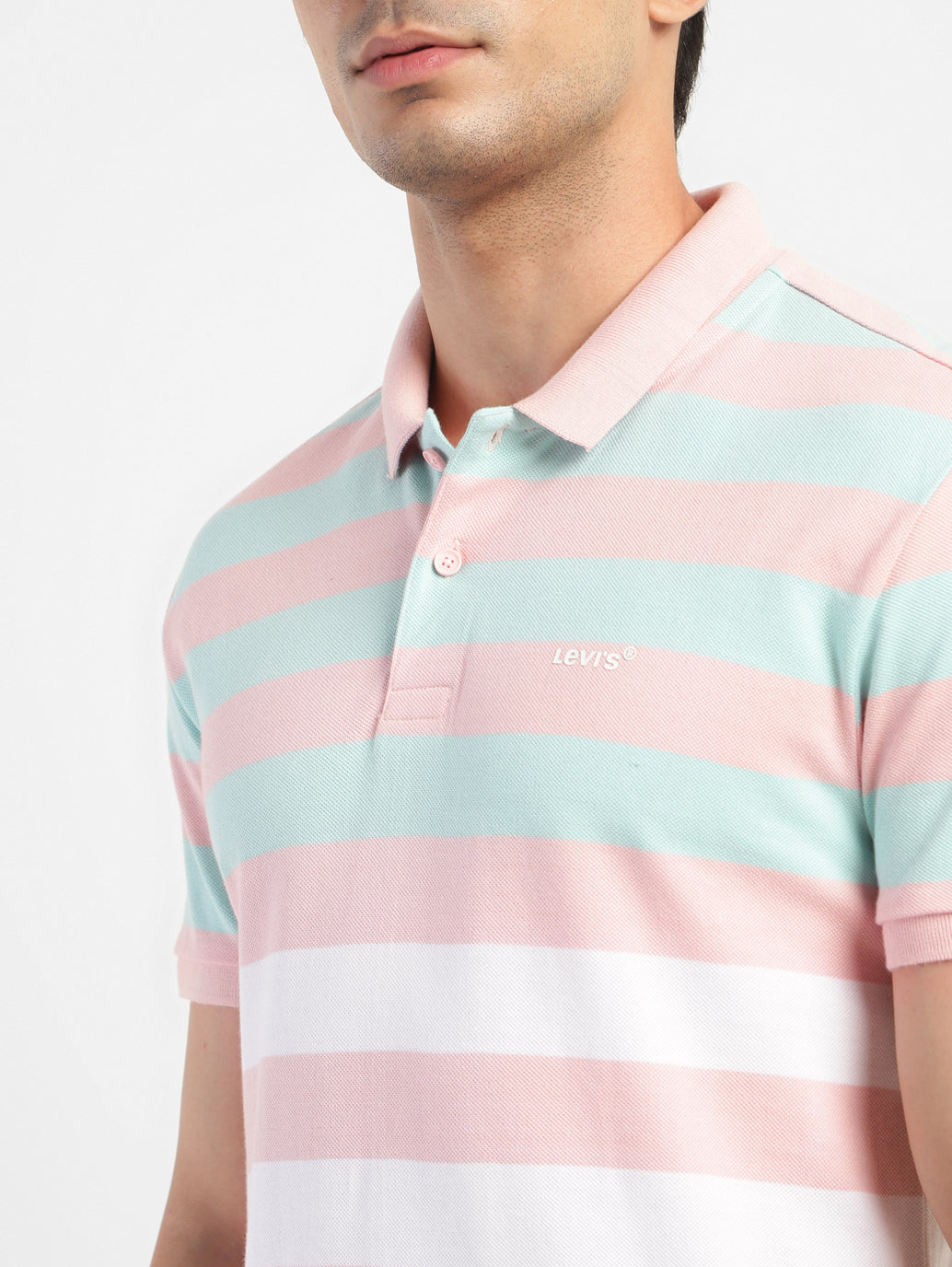 Men's Colorblock Polo T-shirt