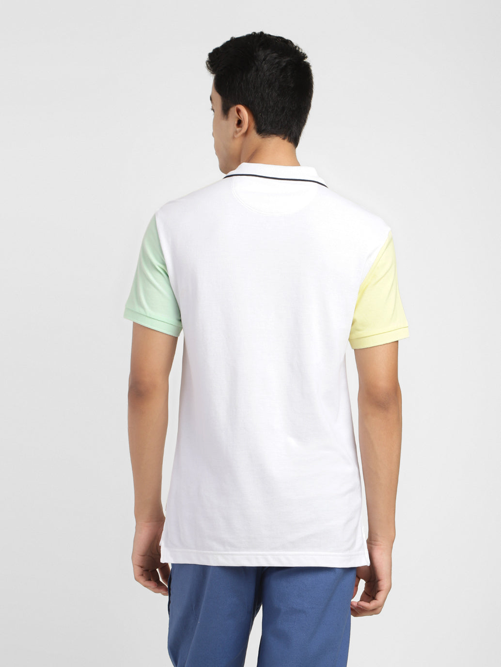 Men's Colorblock Polo T-shirt