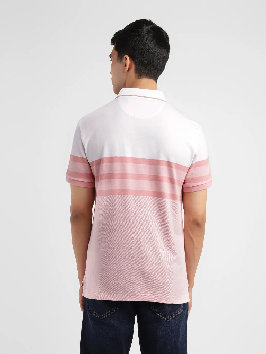 Men's Colorblock Slim Fit Polo T-shirt