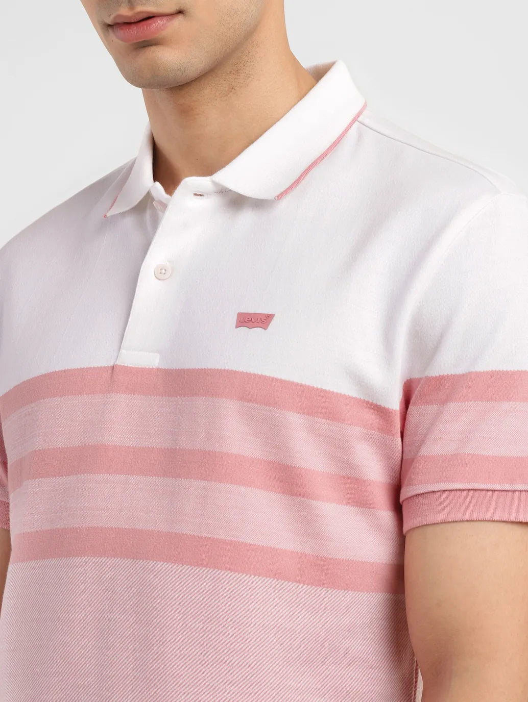 Men's Colorblock Slim Fit Polo T-shirt