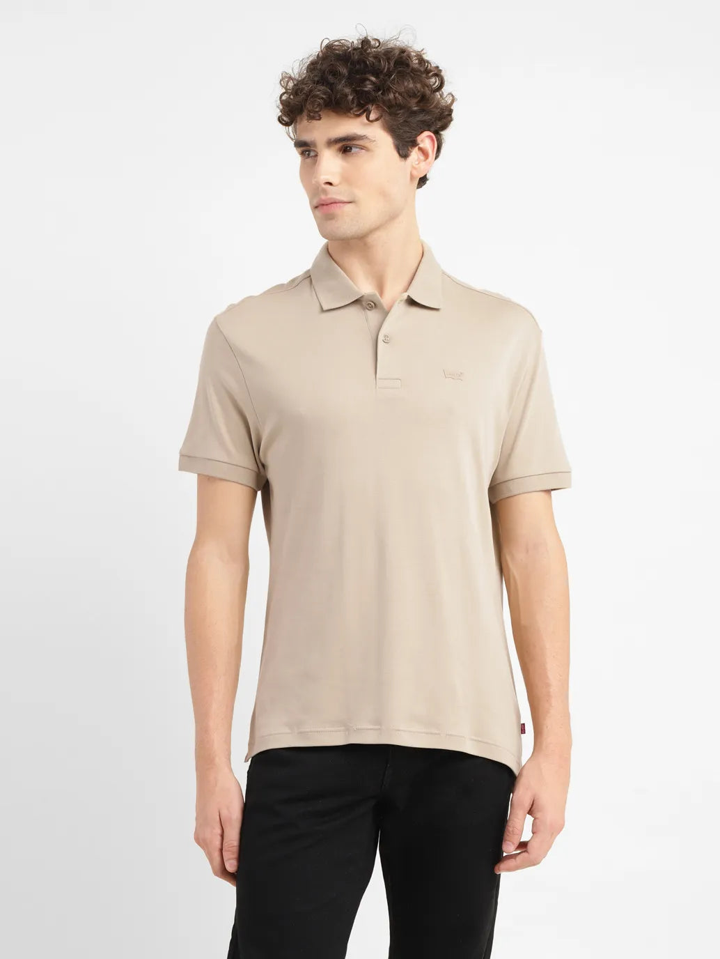 Men's Solid Slim Fit Polo T-shirt