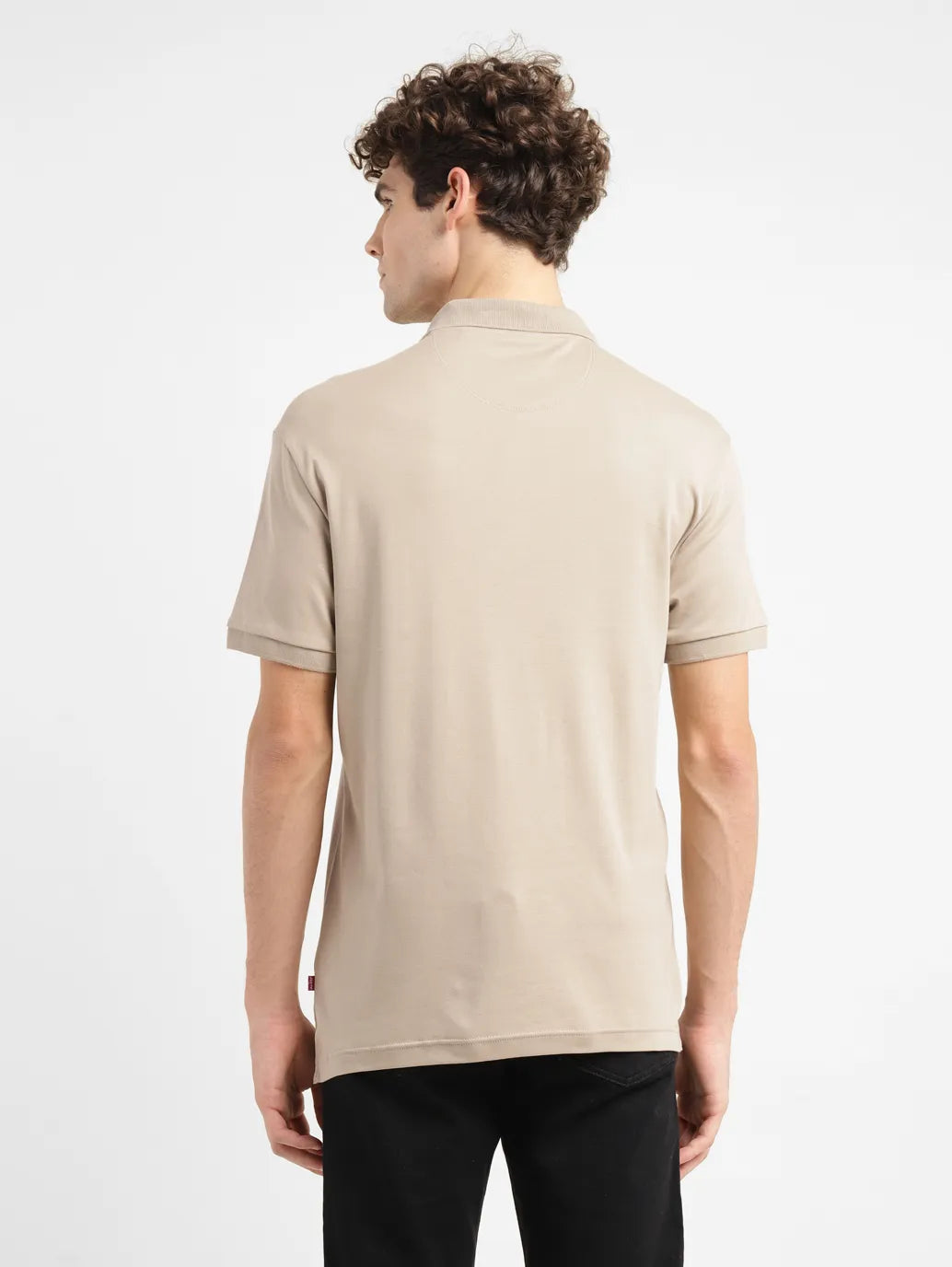 Men's Solid Slim Fit Polo T-shirt