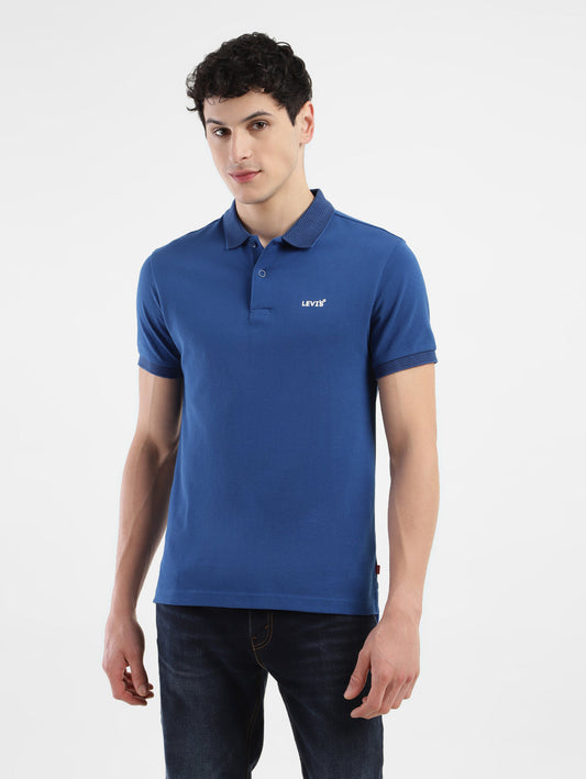 Men's Solid Polo T-shirt