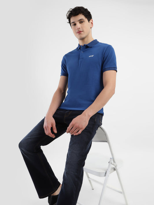 Men's Solid Polo T-shirt
