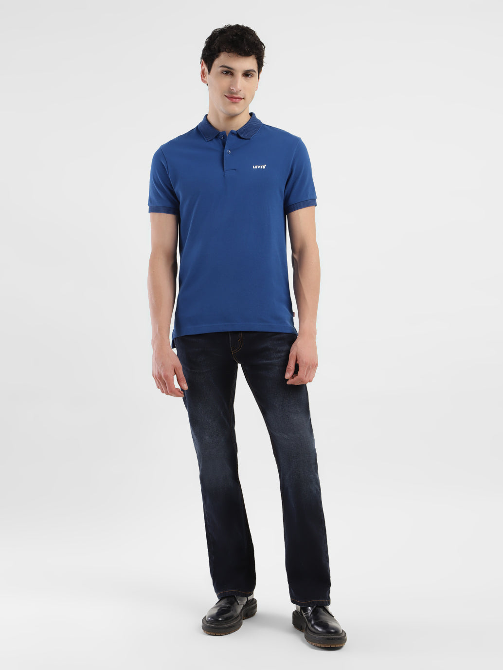 Men's Solid Polo T-shirt