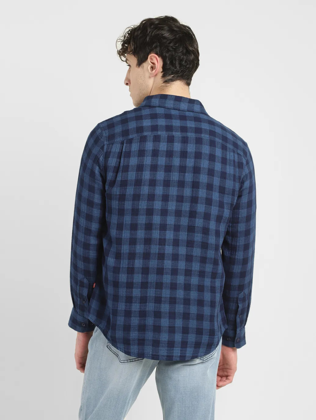 Men's Checkered Slim Fit  Shirt