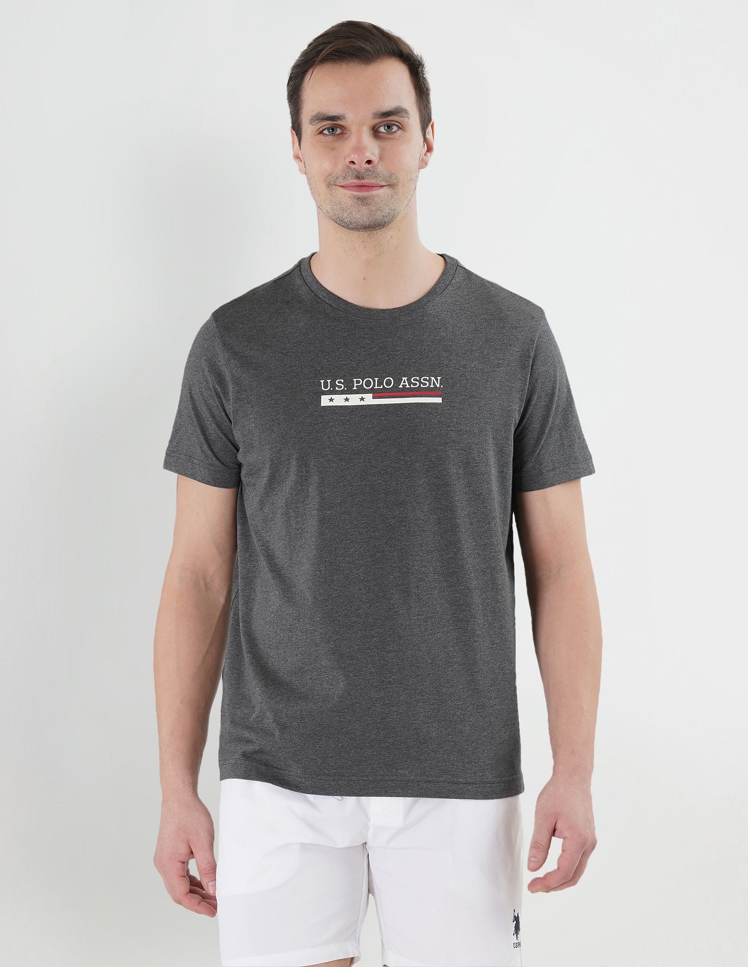USPA Innerwear Crew Neck Brand Print LE001 Lounge T-Shirt - Pack Of 1