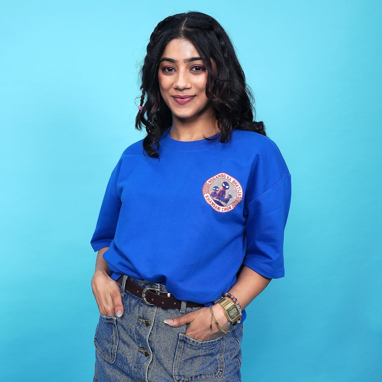 Andaz Apna Apna: Crime Master Gogo Oversized T-Shirt