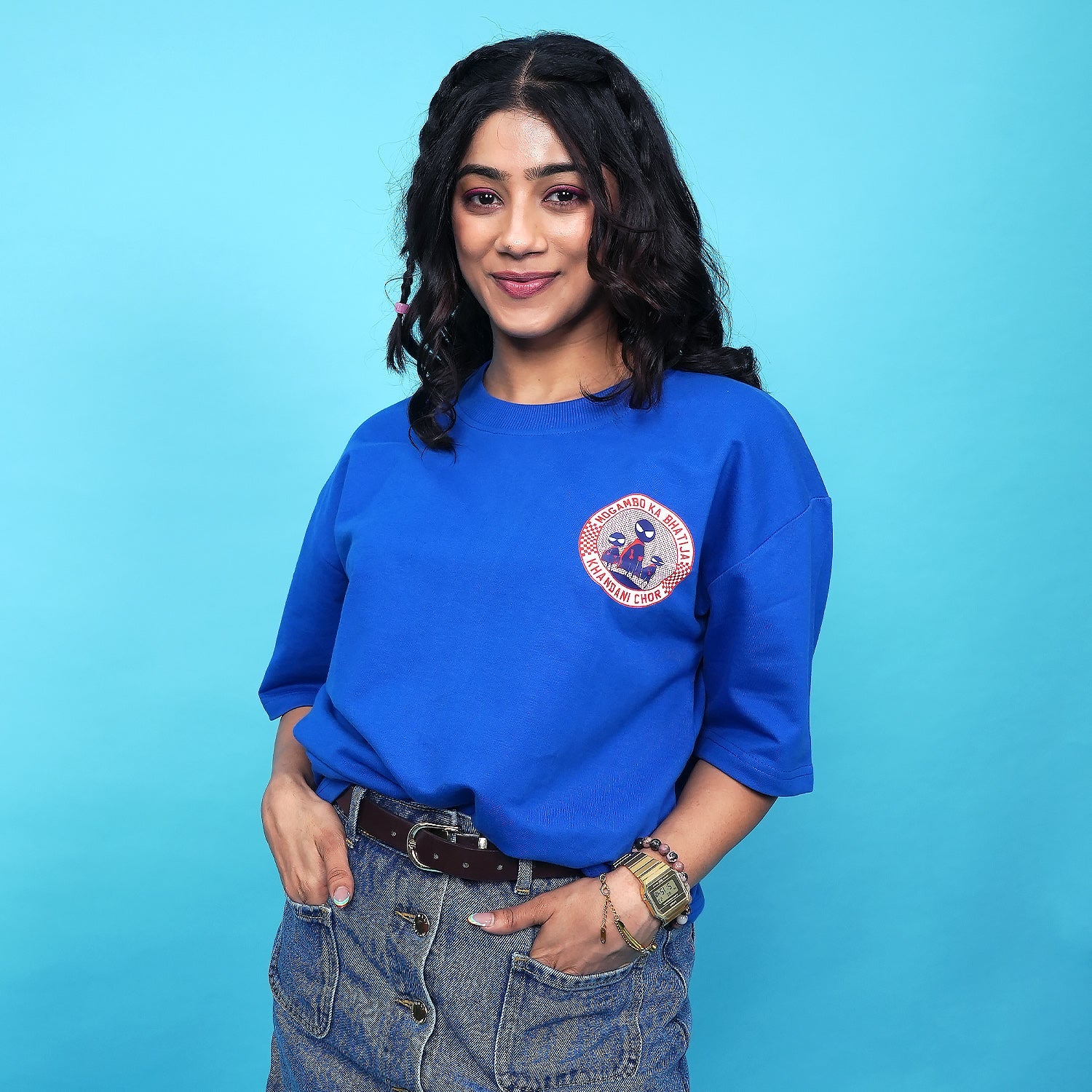 Andaz Apna Apna: Crime Master Gogo Oversized T-Shirt