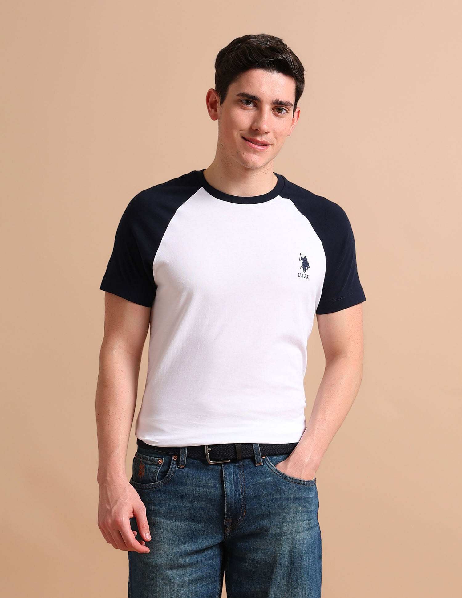 U.S. Polo Assn. Varsity Colour Block T-Shirt