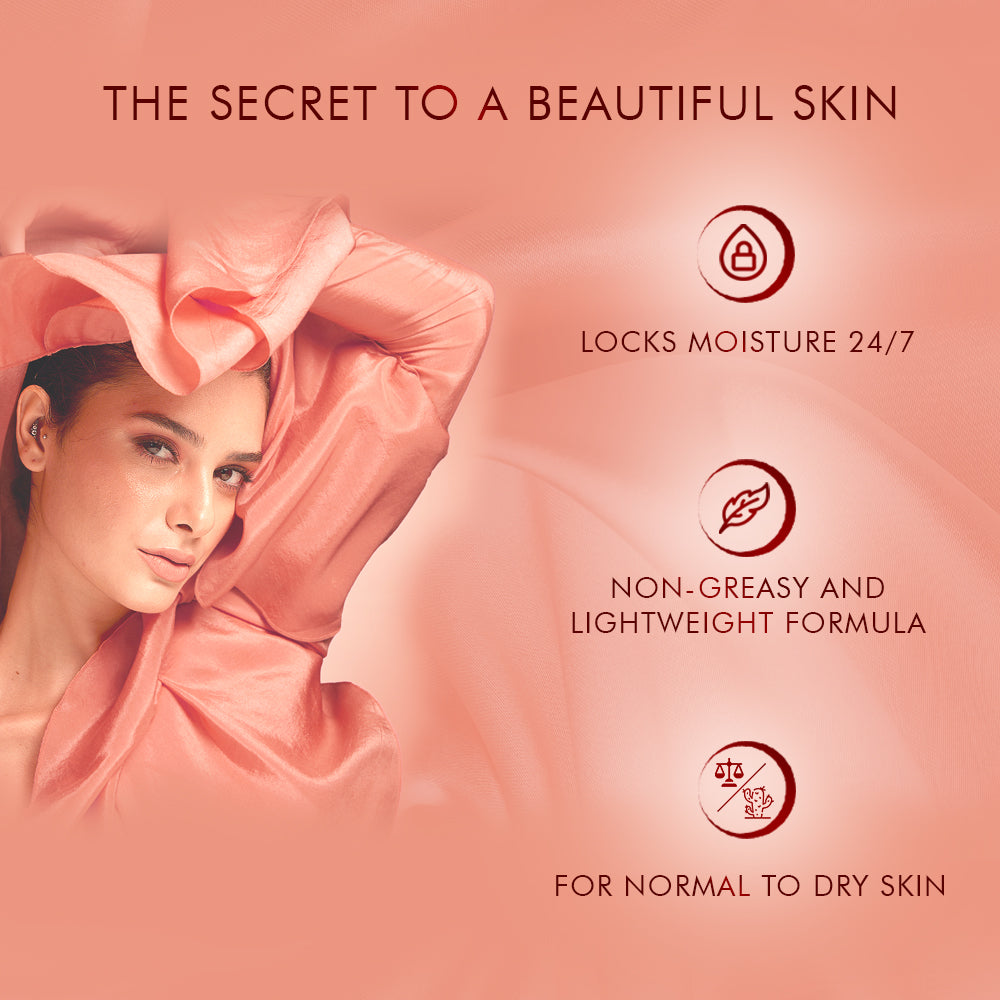 Lakmē Peach Ceramide Moisturizer with Hyaluronic,For Dry Skin, Normal Skin & Sensitive Skin 120ml