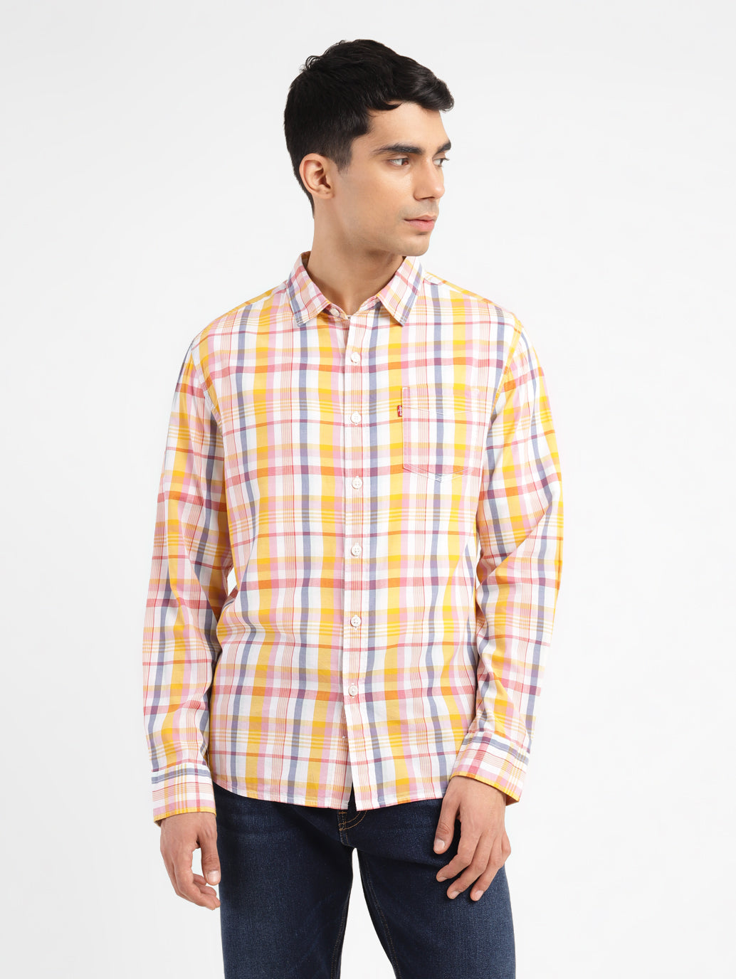 Men's Checkered Slim Fit Shirt