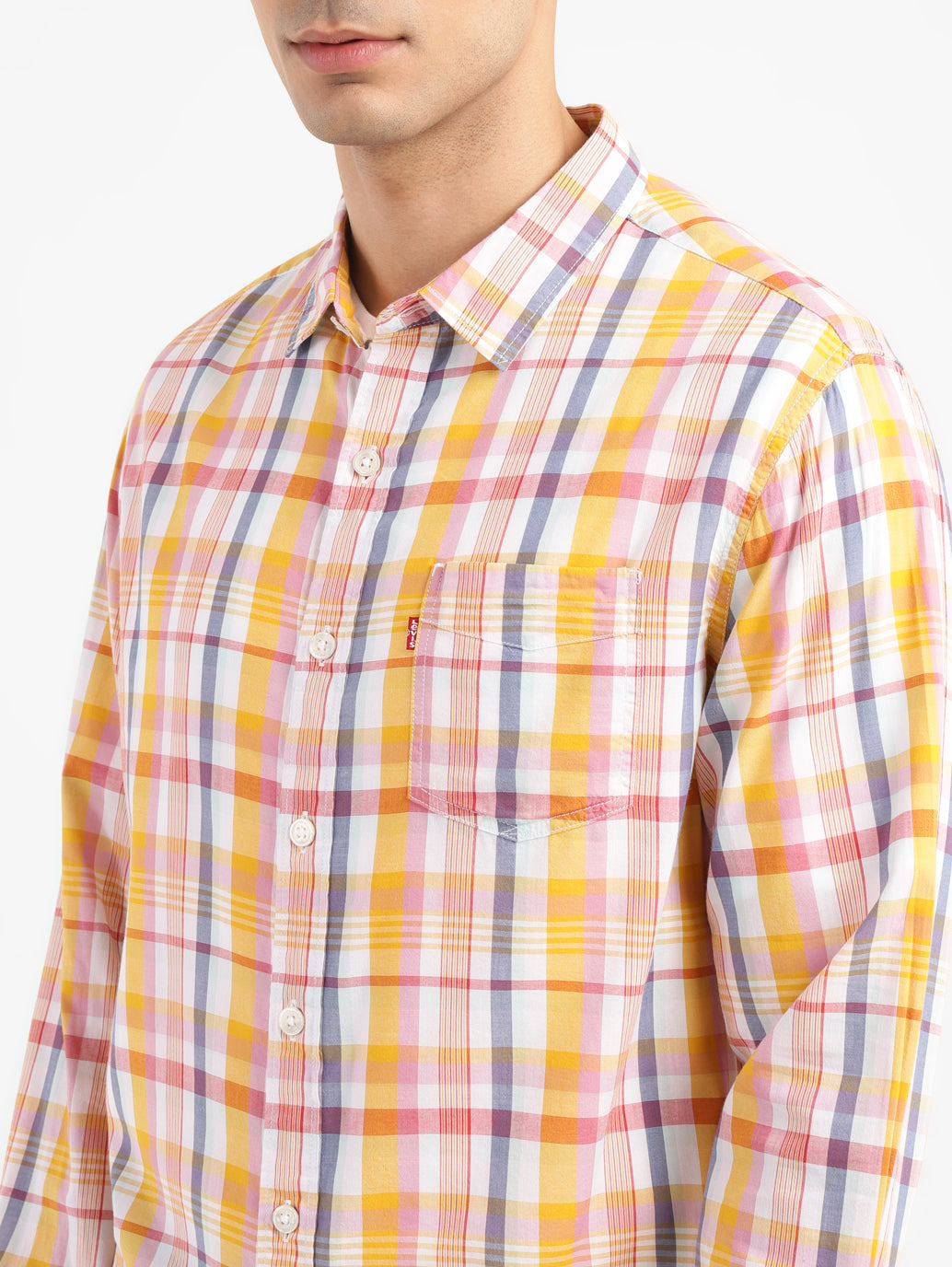 Men's Checkered Slim Fit Shirt