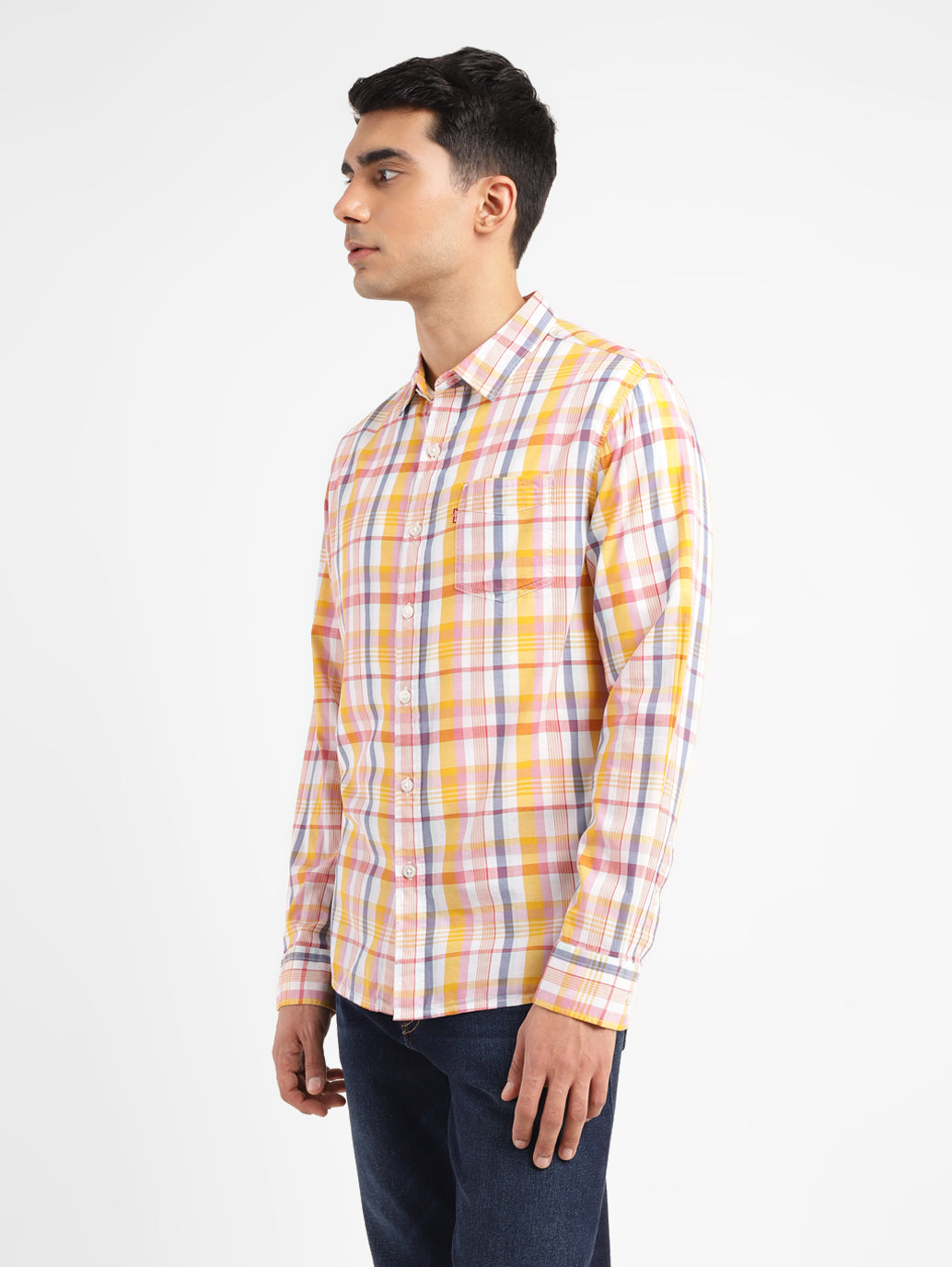 Men's Checkered Slim Fit Shirt