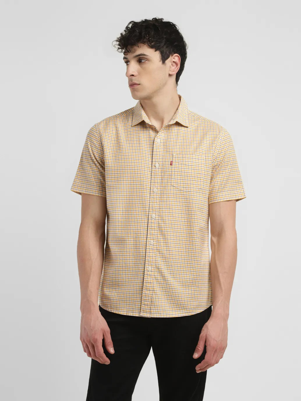 Men's Checkered Slim Fit Shirt