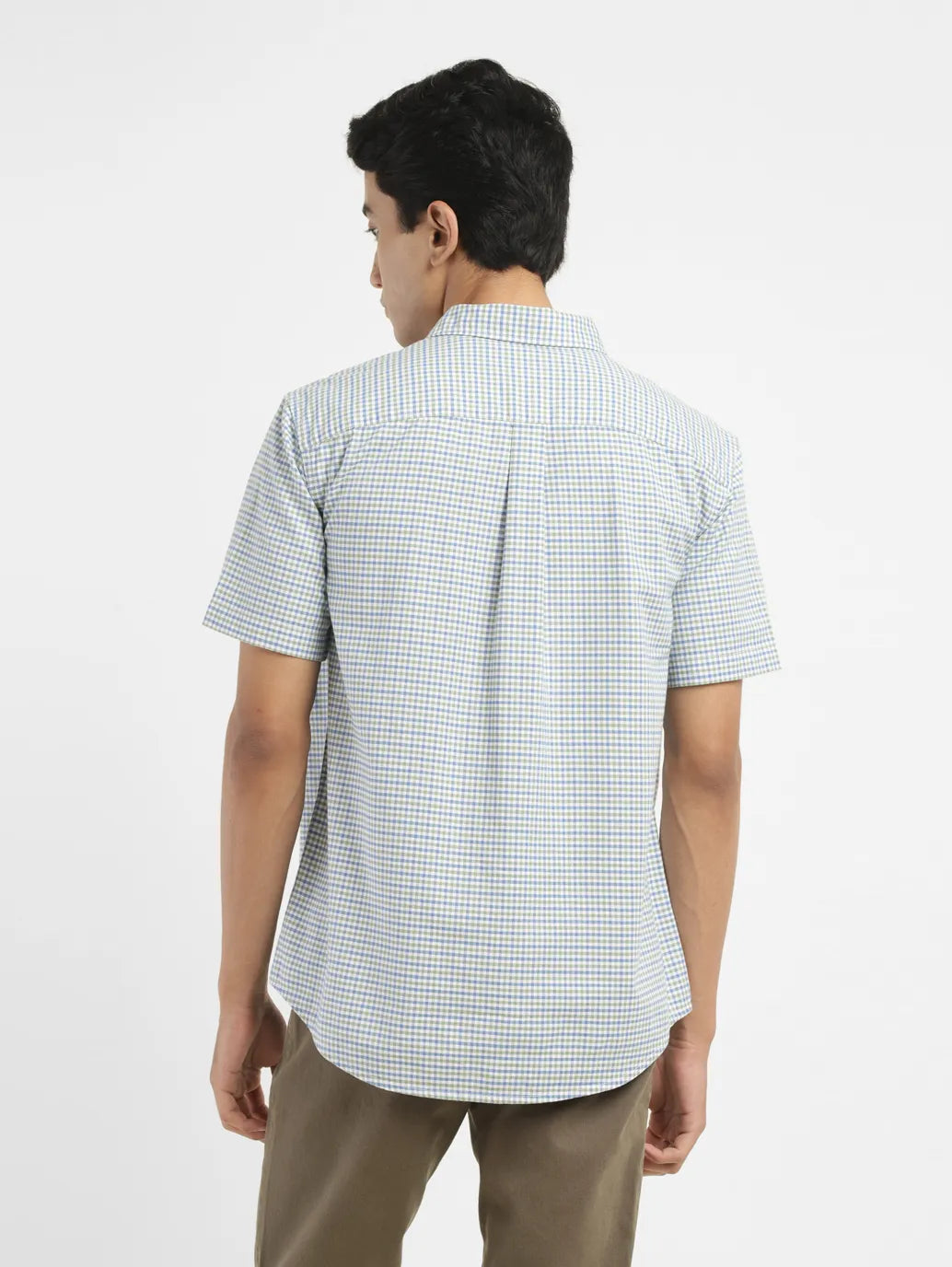 Men's Checkered Slim Fit Shirt