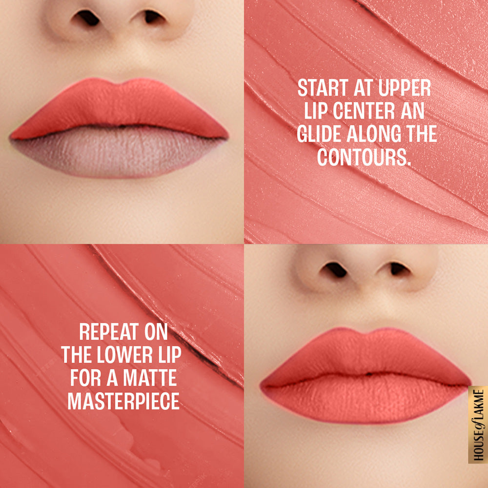 Lakmē 9to5 Powerplay Priming Matte Lipstick