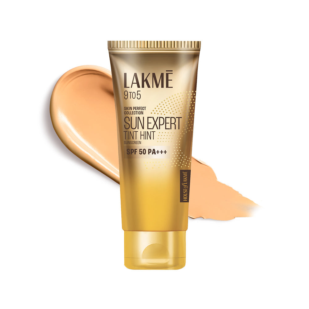 Lakmē Sun Expert Tinted Sunscreen SPF 50 PA +++ Broad spectrum  UVA/B protection Blue light protection No White Cast for all dry, oily, normal skin Matte Finish 50ml