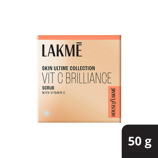 Lakmē Vitamin C Brilliance Scrub Vitamin C Exfoliation for brighter skin 50g face scrub