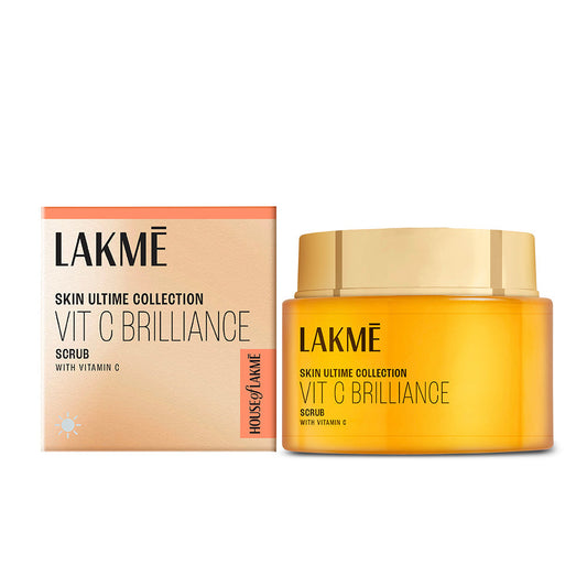 Lakmē Vitamin C Brilliance Scrub Vitamin C Exfoliation for brighter skin 50g face scrub