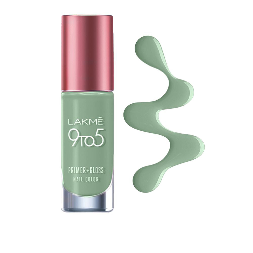 Lakmē 9 to 5 Primer + Gloss Nail Colour