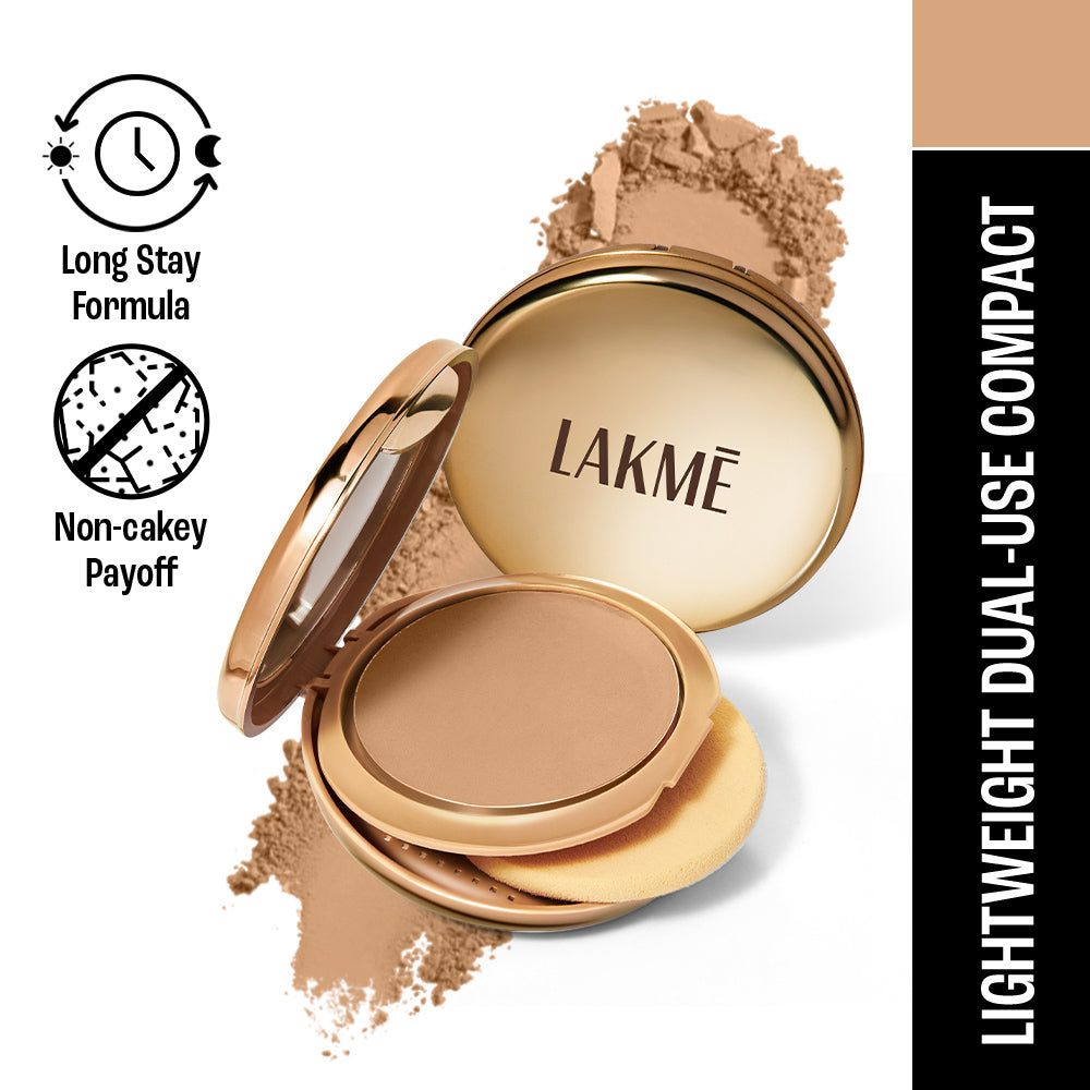 Lakmē  9to5 Unreal Dual Cover Pressed Powder