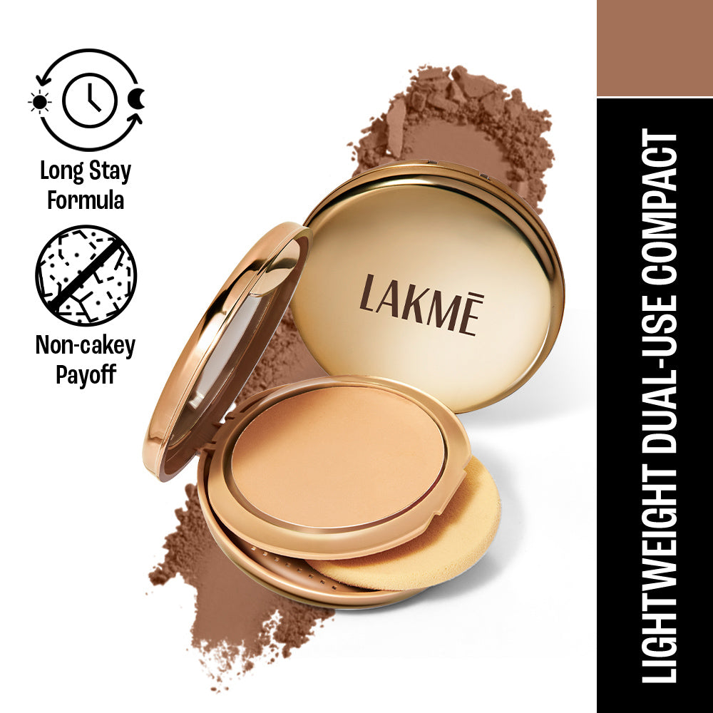 Lakmē  9to5 Unreal Dual Cover Pressed Powder