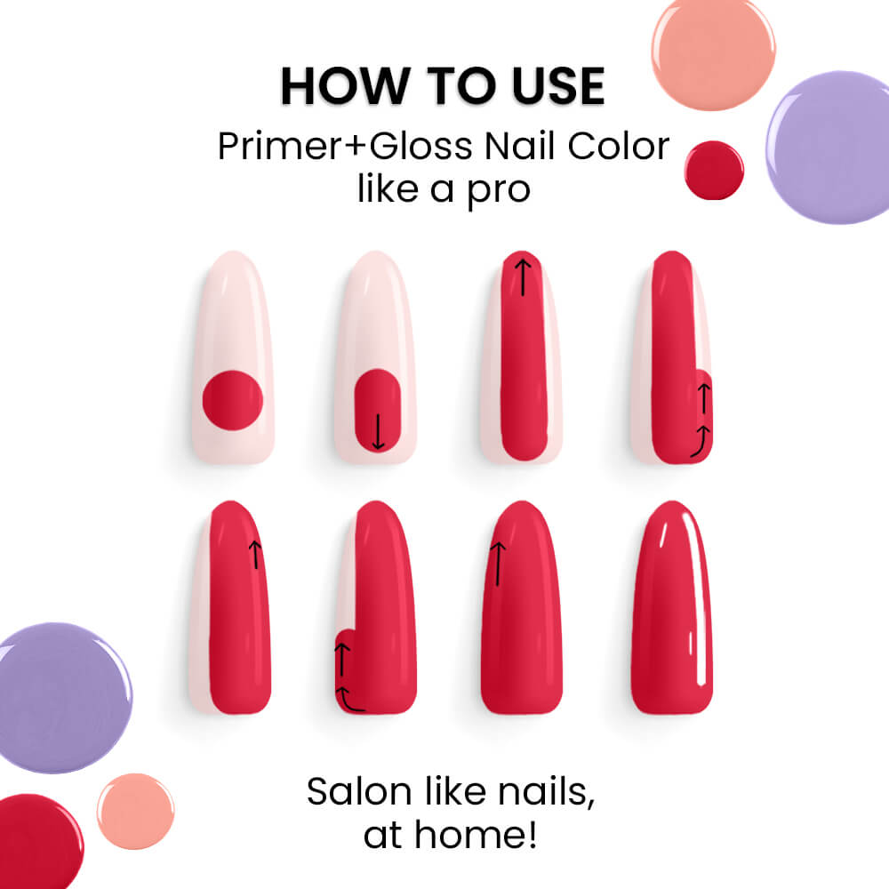 Lakmē 9to5 Primer + Gloss Nail Color