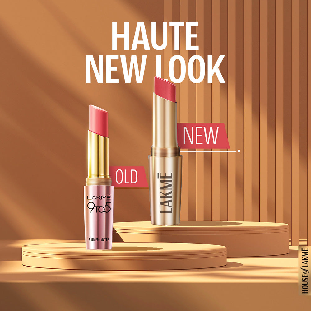 Lakmē 9 To 5 Primer + Matte Lipstick