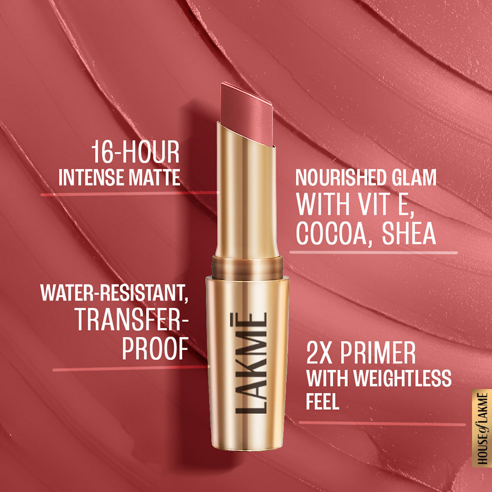 Lakmē 9 To 5 Primer + Matte Lipstick