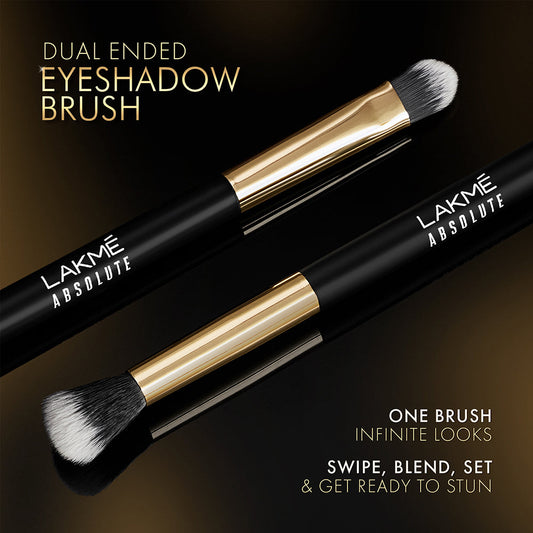 Lakmē Absolute Makeup Master Tools -  Dual Ended Eyeshadow Brush