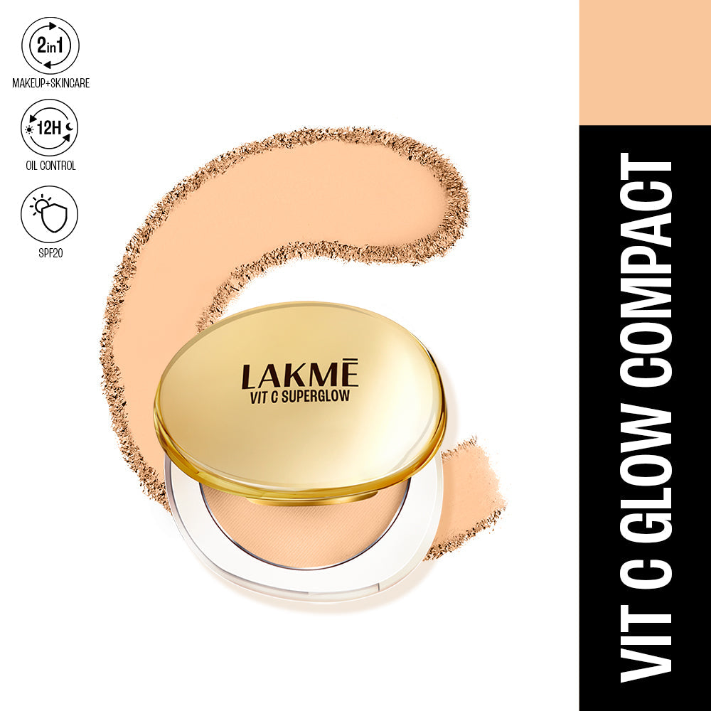 Lakmē VitC Superglow Skin Perfecting Compact