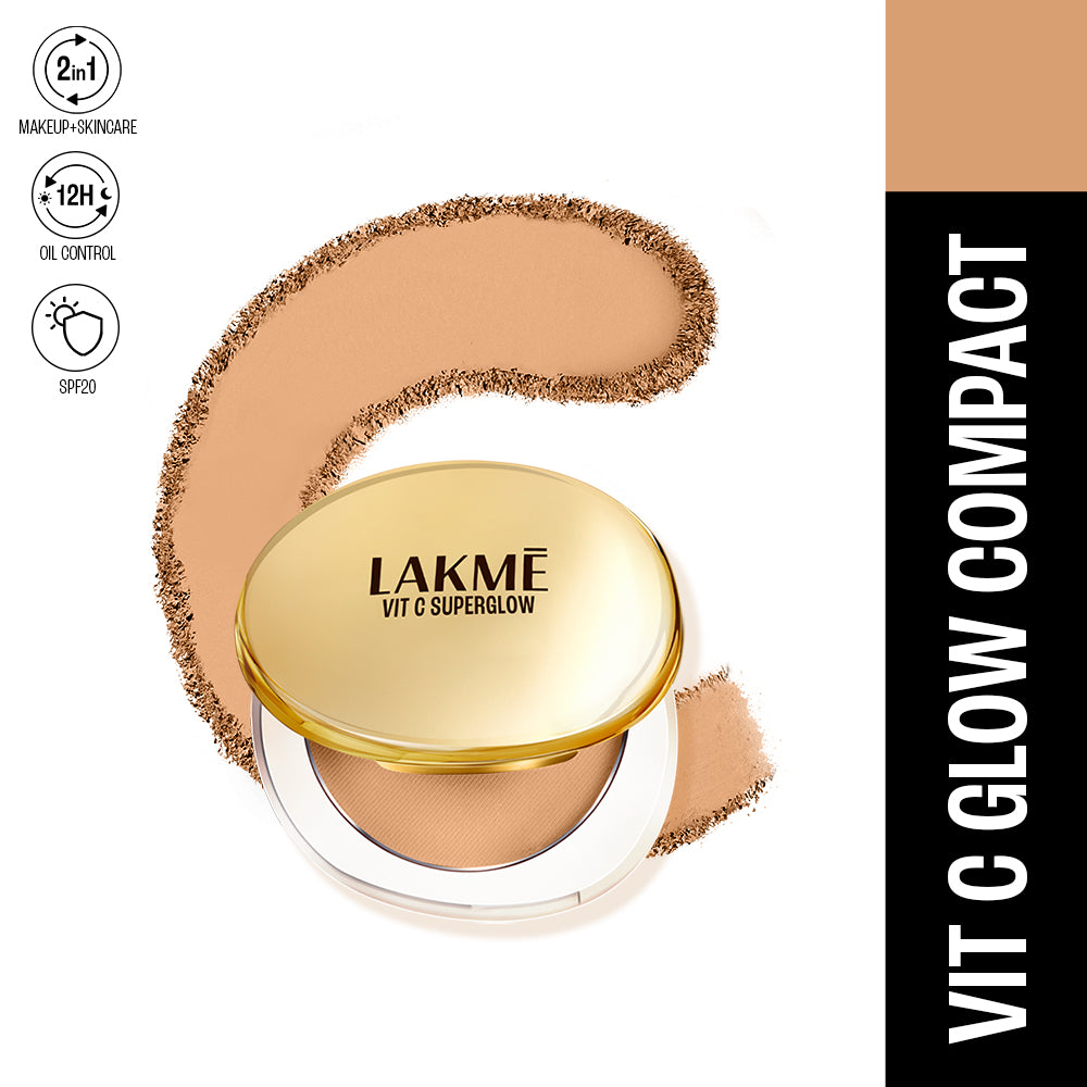 Lakmē VitC Superglow Skin Perfecting Compact