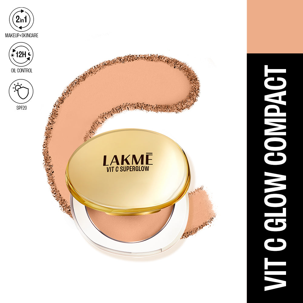 Lakmē VitC Superglow Skin Perfecting Compact