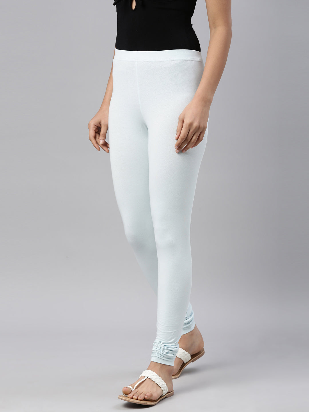 Aqua Cotton Stretch Churidar