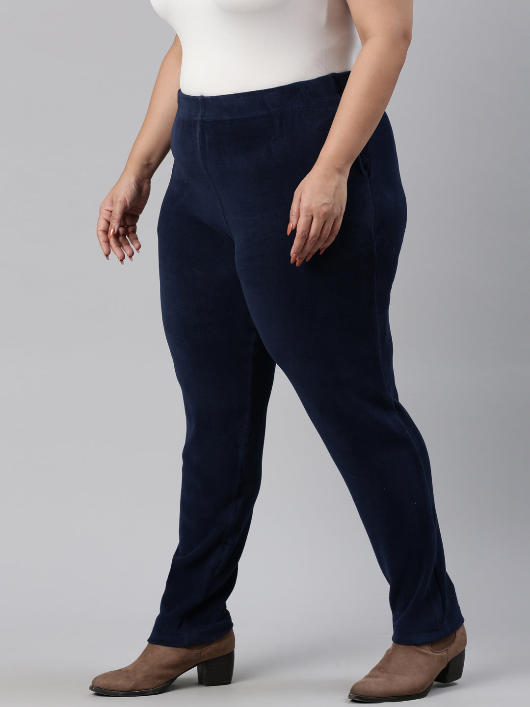 Navy Velour Ultra Warm Pants