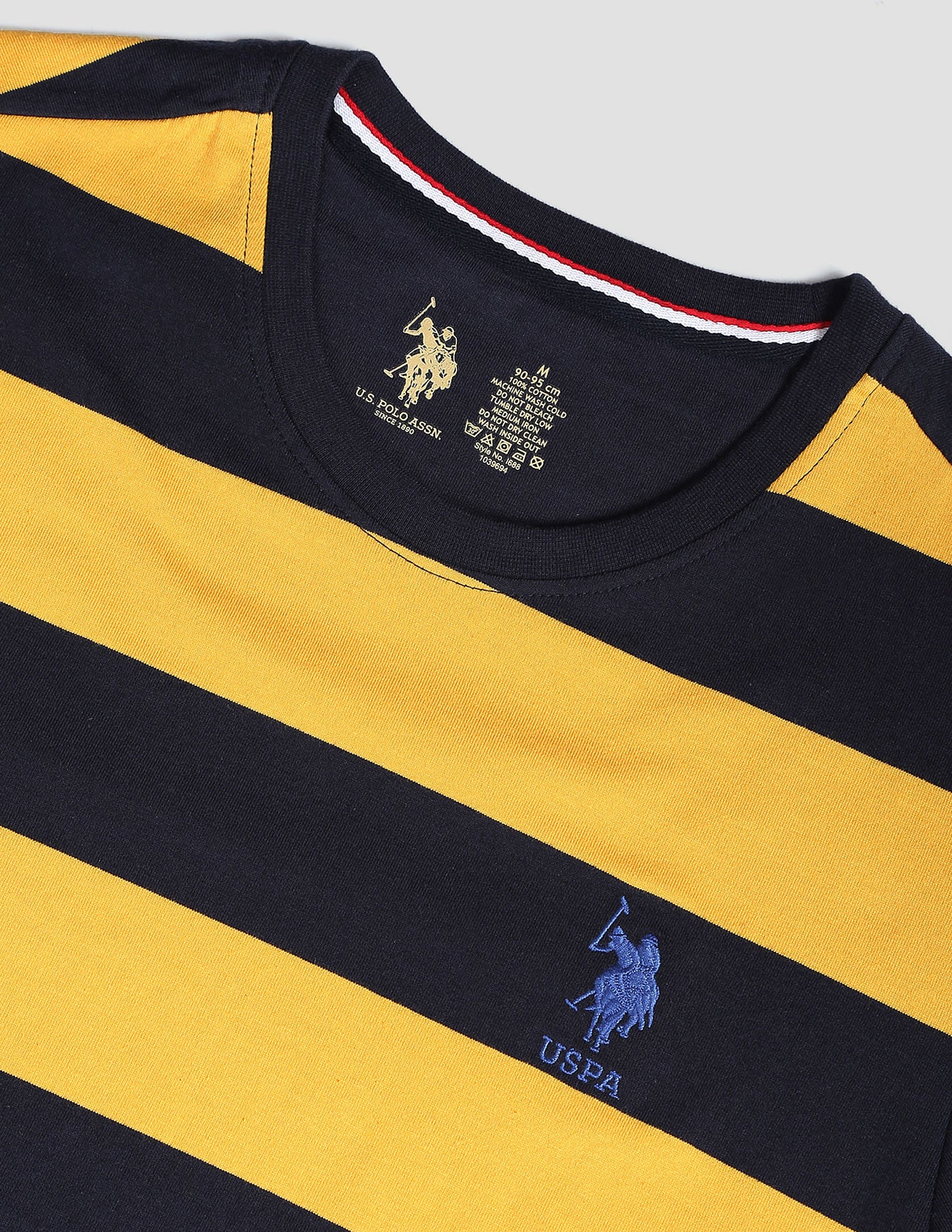USPA Innerwear Crew Neck Striped I688 Lounge T-Shirt - Pack Of 1