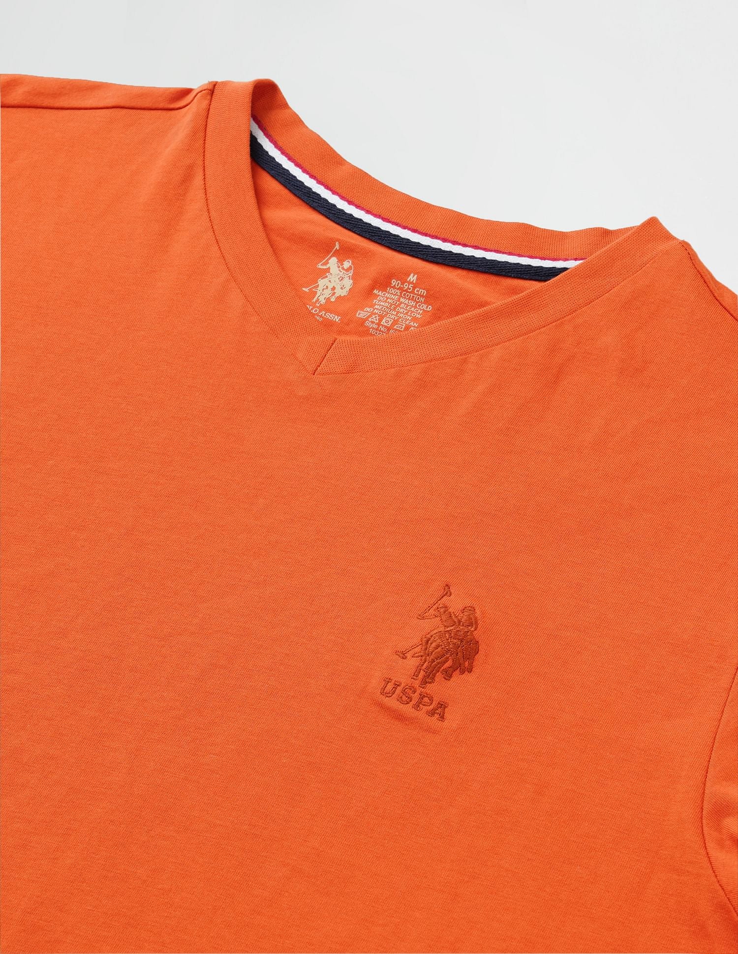 V-Neck Embroidered Logo I638 Lounge T-Shirt - Pack Of 1