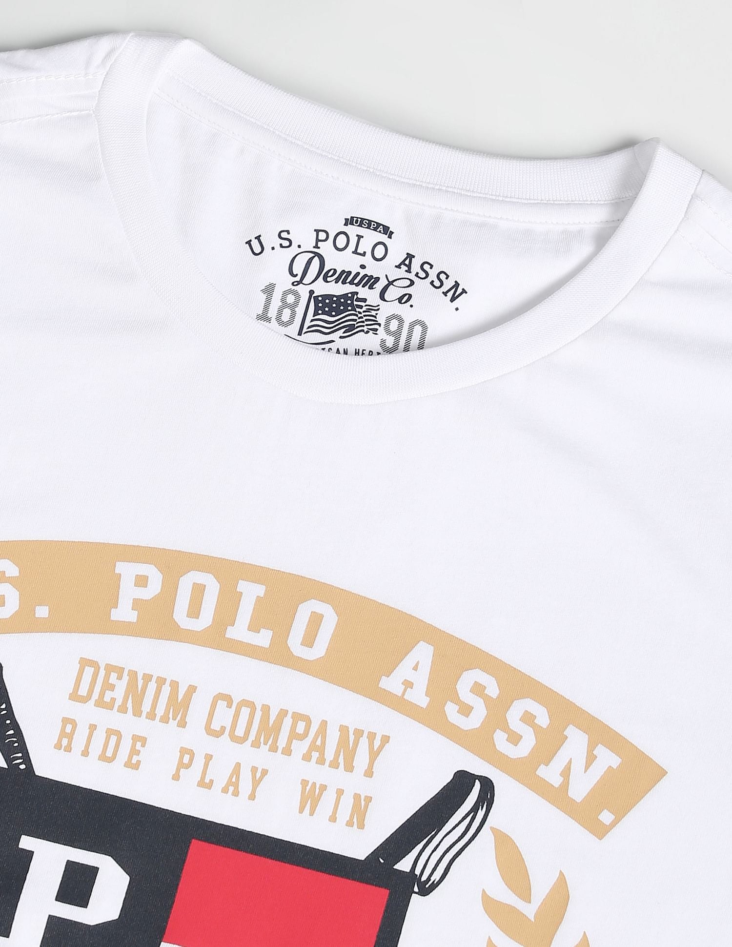 Graphic Print Muscle Fit T-Shirt