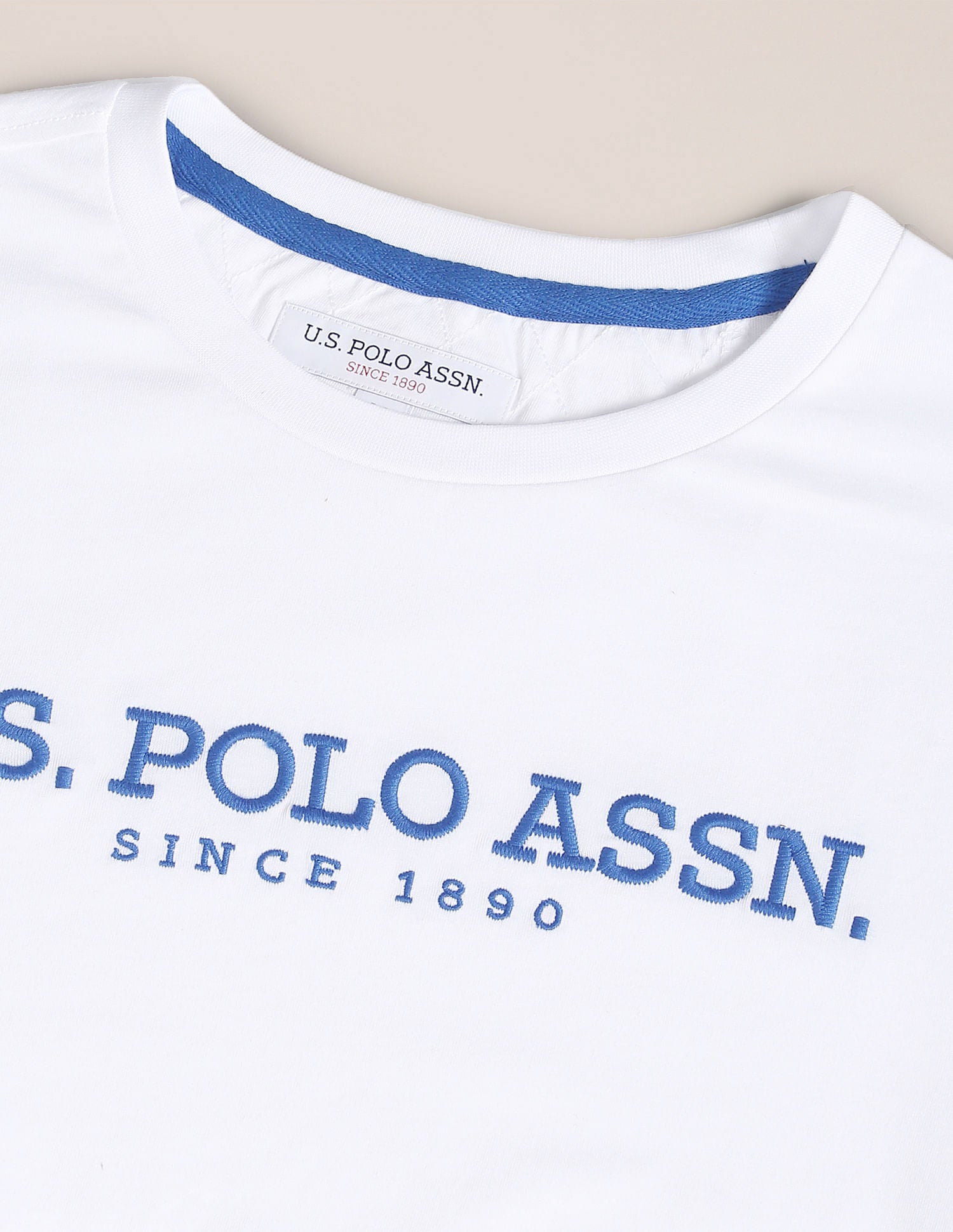 U.S. Polo Assn. Denim Co. Crew Neck Brand Embroidered T-Shirt