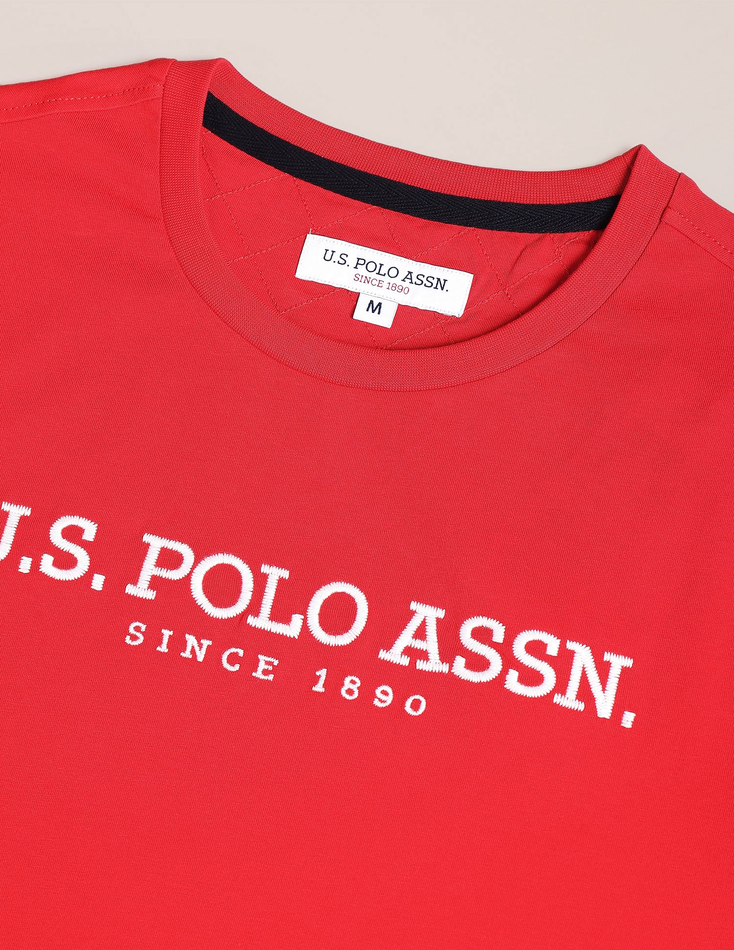 Brand Embroidered Cotton T-Shirt