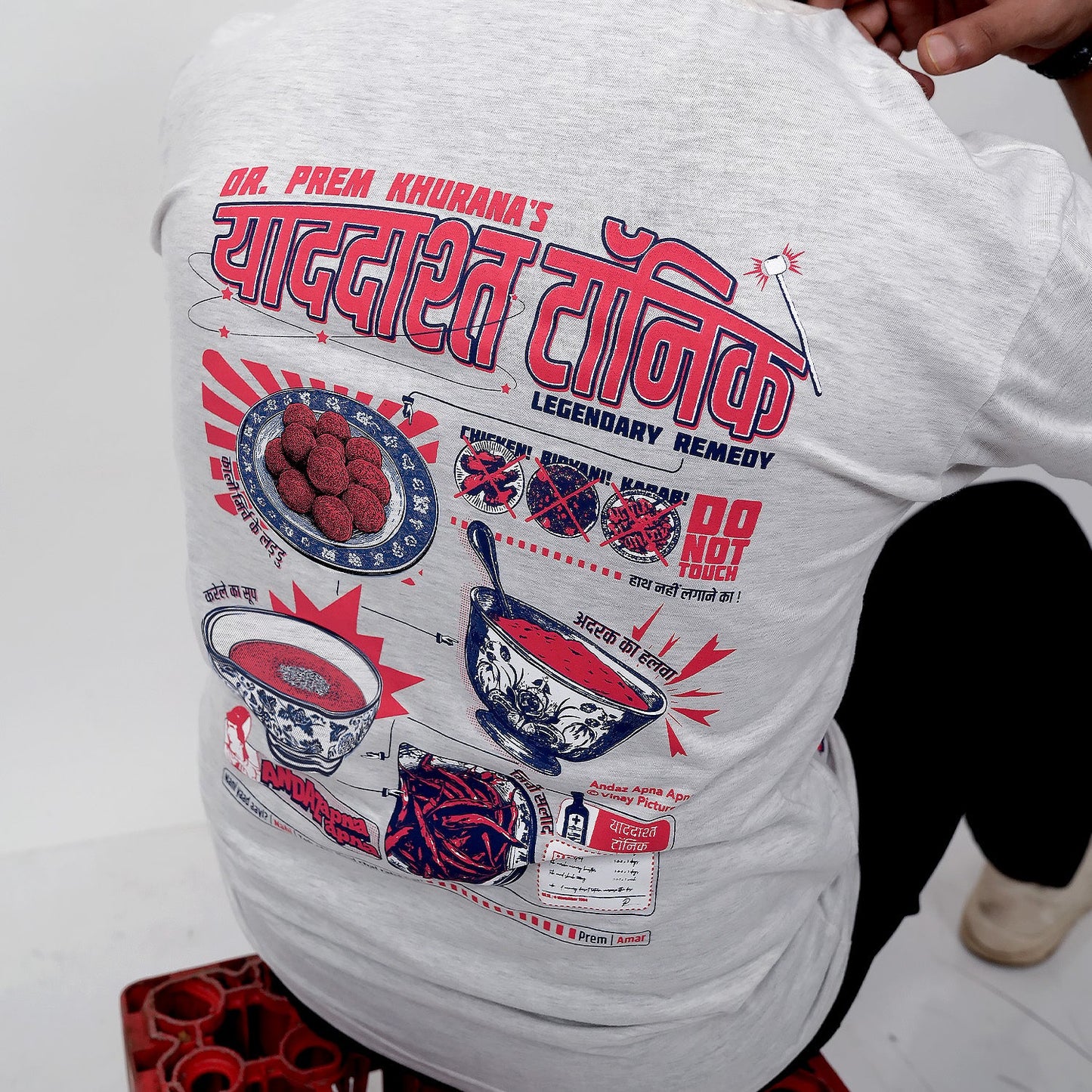 Andaz Apna Apna: The Yaadasht Tonic Oversied T-Shirt
