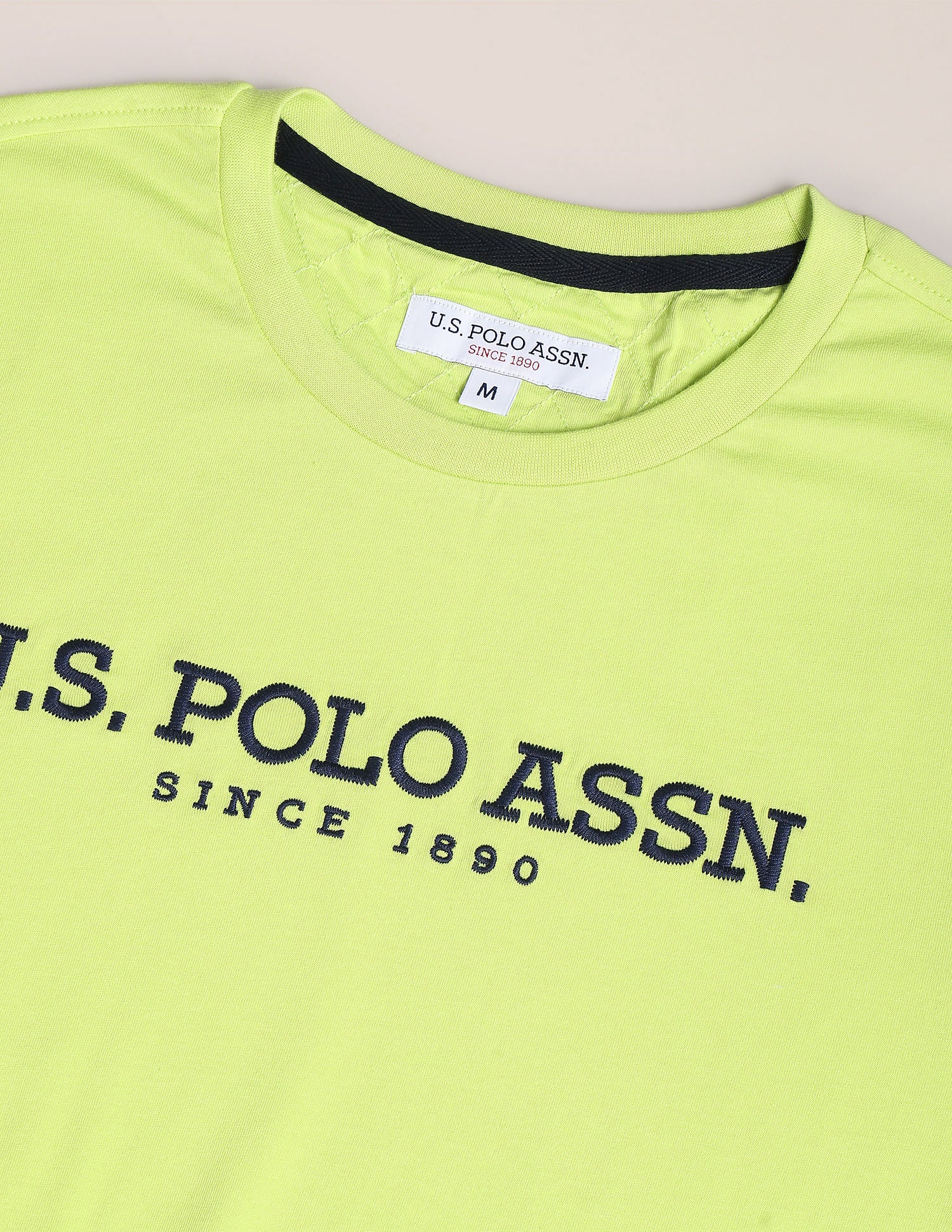 Brand Embroidered Cotton T-Shirt