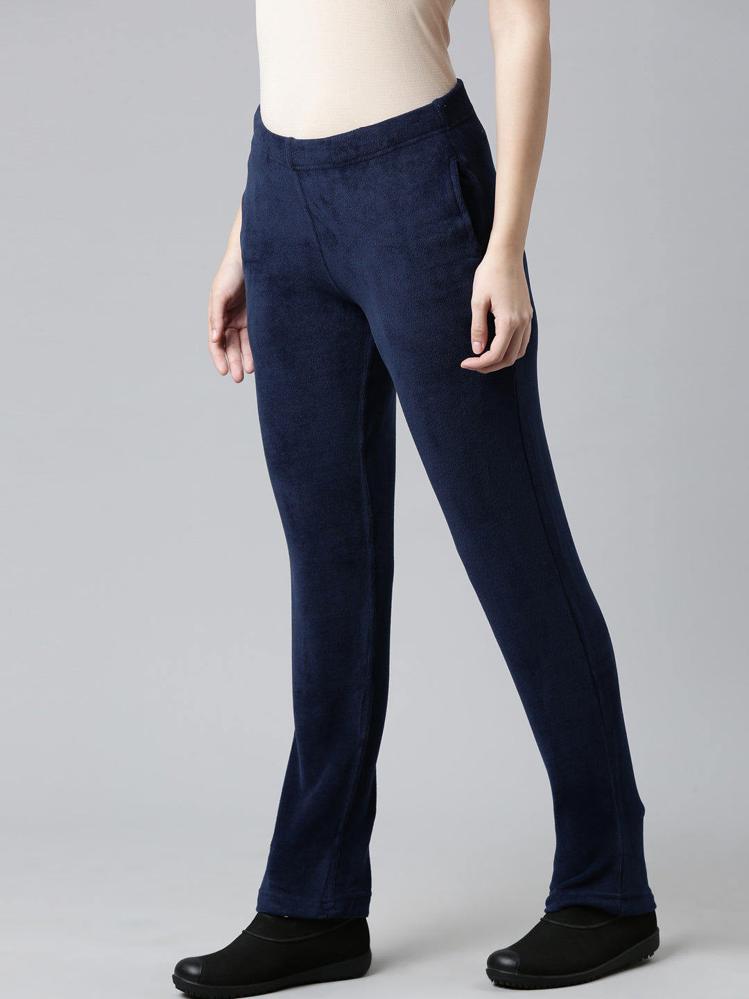 Navy Velour Ultra Warm Pants