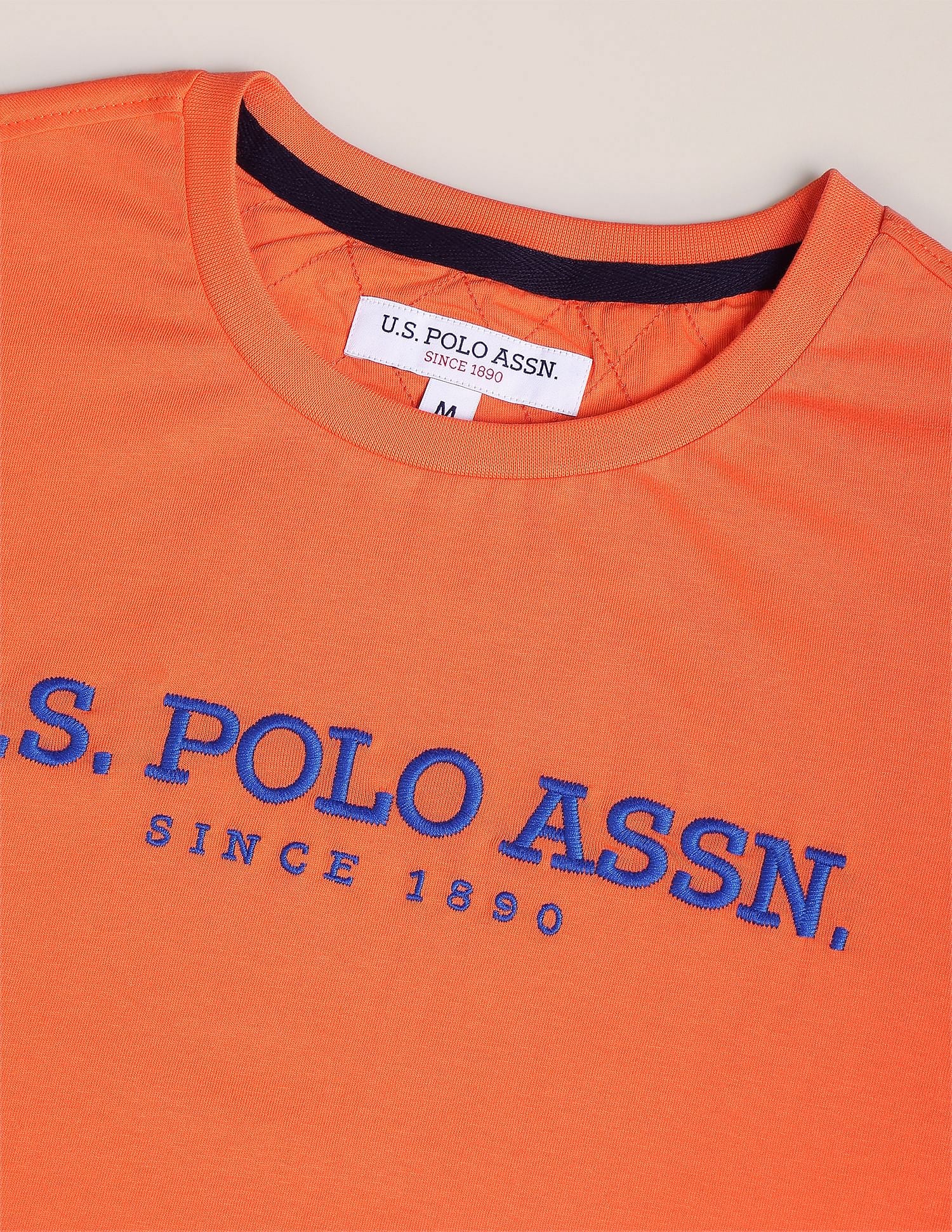 U.S. Polo Assn. Brand Embroidered Cotton T-Shirt