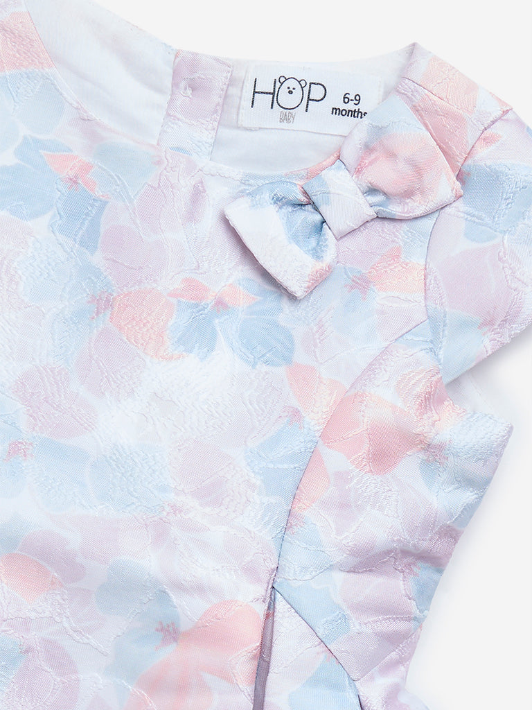 HOP Baby Multicolour Printed Party Dress